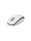 Logitech M100 Beyaz Kablolu Mouse - 910-006764 - 2