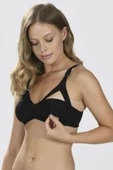 Amora Secret Siyah Dikişsiz Emzirme Sütyeni - 1