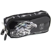 Beşiktaş Orijinal Siyah 1903 Çift  Gözlü  Kartal Patch Kalem Çantası - 1