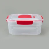 Diktdörtgen Vakumlu Kilitli Saklama Kabı - Asorti - 3,4 lt thumbnail 3