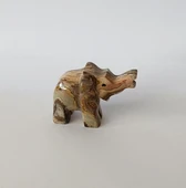 Fil Oniks Taşı Biblo Mermer Onix Ev Ofis Dekor Masa Süsü thumbnail 1