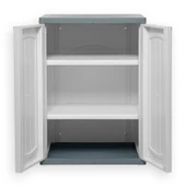 Ayna 2 Kapılı Çok Amaçlı Demonte Plastik Dolap thumbnail 3