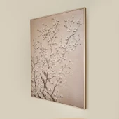 Deco Bloom Kanvas Tablo - Krem - 100x75 cm thumbnail 3