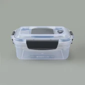 Diktdörtgen Vakumlu Kilitli Saklama Kabı - Asorti - 650 ml - 3