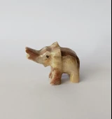 Fil Oniks Taşı Biblo Mermer Onix Ev Ofis Dekor Masa Süsü thumbnail 7