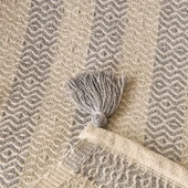 Soft Hill Koltuk Örtüsü - Gri - 115x200 cm thumbnail 3