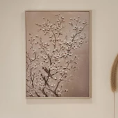 Deco Bloom Kanvas Tablo - Krem - 100x75 cm thumbnail 1