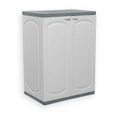 Ayna 2 Kapılı Çok Amaçlı Demonte Plastik Dolap thumbnail 2