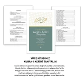 Kuran ı Kerim Öğrenme, Anlama ve Güzel Okuma Seti - Çocuk ve Aile Başlangıç Set  6 lı thumbnail 6