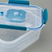 Diktdörtgen Vakumlu Kilitli Saklama Kabı - Asorti - 3,4 lt thumbnail 2