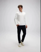 ELLESSE EM602-BG Erkek Bej Yarım Fermuarlı Polo Sweat - 1