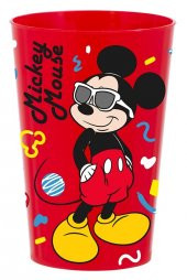 Herevin 340 ml Mickey Mouse Kırmızı PP Bardak - Erkek Çocuk - Okul, Parti, Piknik - 1