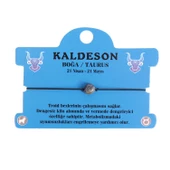 KALDESON DOĞAL TAŞ BOĞA BURÇ İP BİLEKLİK - 1