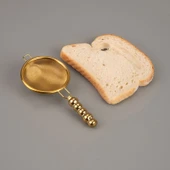 Çelik Çay Süzgeci - Gold - 3