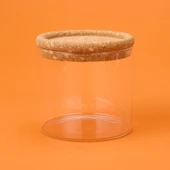 Joseph Cam Kavanoz - Şeffaf / Açık Kahverengi - 800 ml thumbnail 2