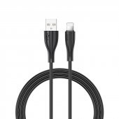 Joyroom S-M405 2.4A Lightning Şarj ve Data Kablosu PVC 2M Siyah - 1