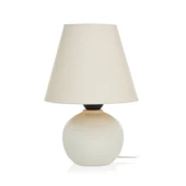 Luce 12'lik Top Abajur Küçük Seramik - Beyaz / Krem thumbnail 3