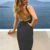 Kadın Sandy Pareo Plaj Elbisesi thumbnail 2