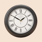 Classic Vintage Saat - Beyaz - 30 cm thumbnail 2