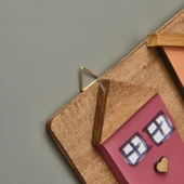 Deco Home Duvar Askısı - Renkli - 35x15 cm thumbnail 3