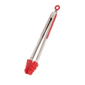 With Love Metal Saplı Silikon Uçlu Uzun Servis Maşası - Asorti - 28 cm thumbnail 1