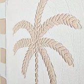 Deco Palm Breeze Kanvas Tablo - Beyaz / Bej - 50x70 cm thumbnail 3