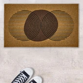 Welcome Paradoks Kapı Paspası - Bej / Kahverengi - 35x60 cm thumbnail 1