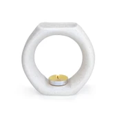 Deco Aisa Seramik Buhurdanlık - Krem - 12.5 cm - 1