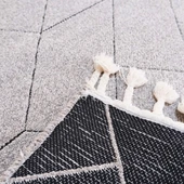 İskandinav Bukle Shaggy - Gri -120x180 cm thumbnail 3