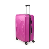 Travel Star Büyük Boy ABS Valiz - Pembe - 76x52x30 cm thumbnail 3