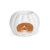 Deco Bona Seramik Buhurdanlık - Krem - 11,5 cm - 2