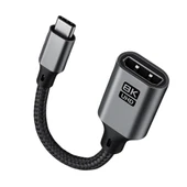Coofbe Type C To Displayport Adaptör Dönüştürücü Çevirici  8K UHD 60Hz Type C To Dp Dönüştürücü - 6