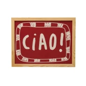 Deco Ciao Duvar Panosu - Kırmızı - 30x40 cm thumbnail 2