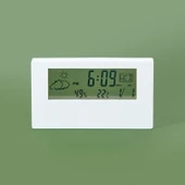 Deco Dijital Saat - Beyaz thumbnail 2