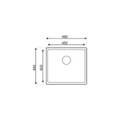 Asil Tam Kare Mermer Altı Eviye 40X45 ASİL45 - 2