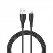 Joyroom S-M405 2.4A Mikro Şarj ve Data Kablosu PVC 1M Siyah - 1
