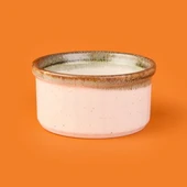 Porselen Sufle Kabı - Yeşil - 9 cm thumbnail 1