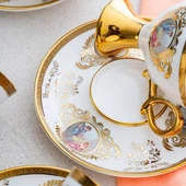 Rosanna 6'lı Kahve Fincan Takımı - Renkli - 100 ml thumbnail 3