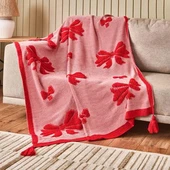 Soft Luniva Triko TV Battaniyesi - Kırmızı - 120x160 cm thumbnail 1
