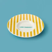 Kitchen Love Yourself Çay Tabağı - Sarı - 13 cm thumbnail 1