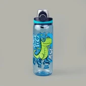 Trego Yeşil Dino Kilitli Tritan Matara - Renkli - 630 ml thumbnail 1