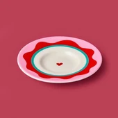 Kitchen Granny Çay Tabağı - Pembe / Kırmızı - 13 cm thumbnail 1