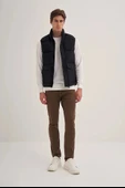 Cazador Shadow Slim Fit Elyaf Dolgulu Crinkle Kumaş Yelek-10260 - 1