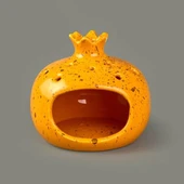 Deco Melograno Buhurdanlık - Turuncu - 10 cm - 1