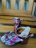 GALA fiyonklu iç tabanı baskılı çocuk topuklu ayk. - 7