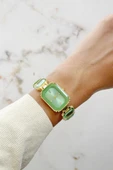 Aosta Yeşil Taşlı Kadın Kol Saati thumbnail 1
