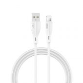 Joyroom S-M405 2.4A İphone Lightning Şarj ve Data Kablosu PVC 1M Beyaz - 1