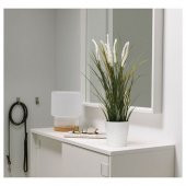 Yapay Çiçek Çim-Beyaz Uçlu IKEA 9 Cm Yapay Bitki Ev Dekorasyon - 2