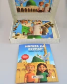 Mescid-i Nebevi 54 Parça Çocuk Puzzle – Hikâye Kitabı ve Boyama Kitabı Hediyeli, Özel Kutulu - 4