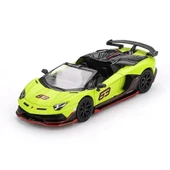 Eğitici Çocuk Mini GT 1/64 Lamborghini Aventador SVJ 63 Roadster Verde Shock - Blister Paket thumbnail 1